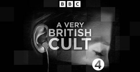 BBC Radio 4 header image for the "A Very British Cult" podcast